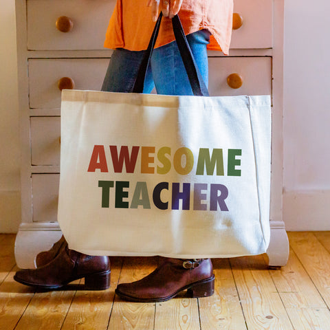 Awesome Teacher Big Tote Bag