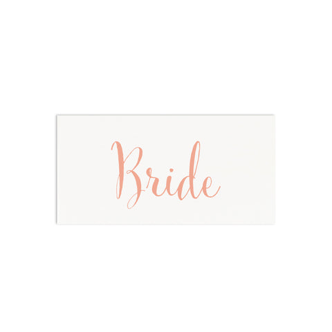 Calligraphy Script Personalised Wedding Place Cards