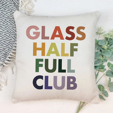 Glass Half Full Club Cushion