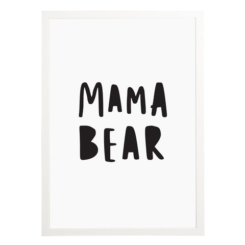 Mama Bear Print Mothers Day Gift