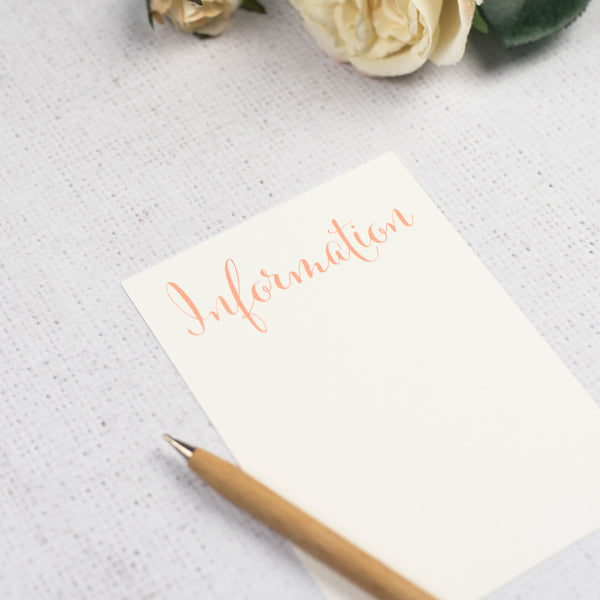 Calligraphy Script Ready To Write Wedding Stationery