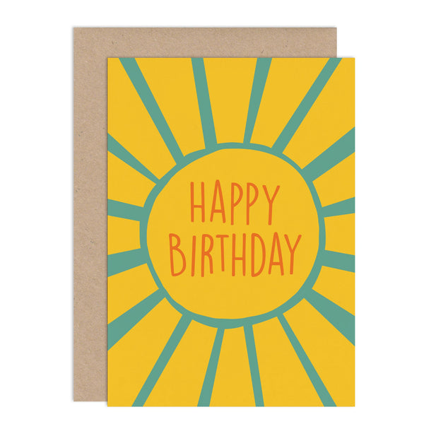 Sunshine Happy Birthday Card