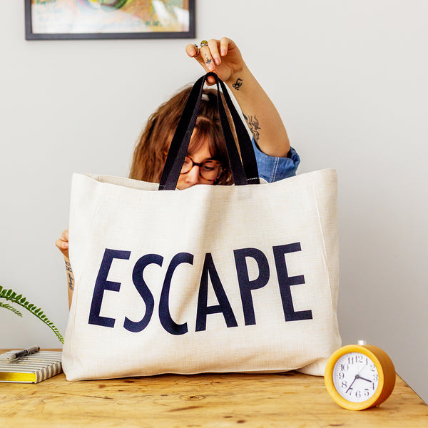 escape tote bag