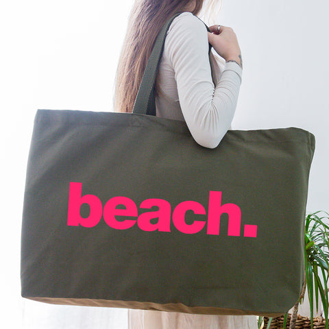 Really Big Beach Bag - Weekender Bag - Giant Canvas Grocery Bag - Large Canvas Shopper - Oversized Canvas Bag - Large Tote Bag