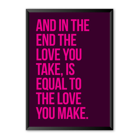In The End Print