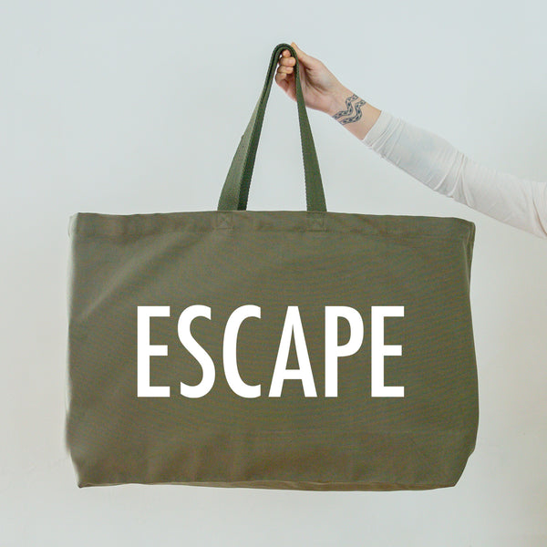 Oversized Tote Bag - Escape Bag - Really Big Bag