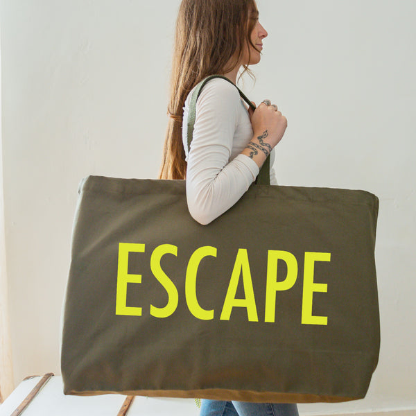 Oversized Tote Bag - Escape Bag - Really Big Bag
