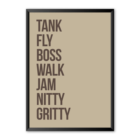 Dub Be Good To Me Print