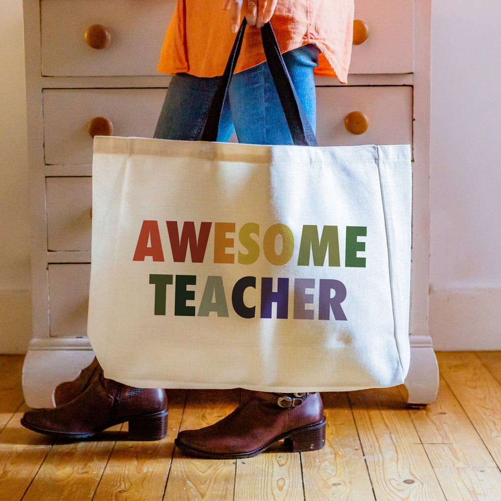 Awesome Teacher Big Tote Bag