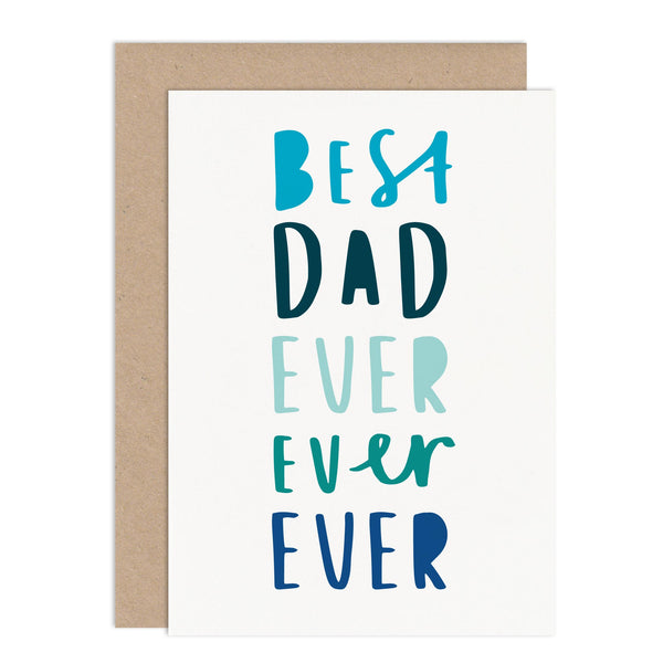 Best Dad Ever Fathers Day Card