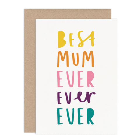 Best Mum Ever Card