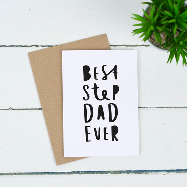 Best Step Dad Ever Card