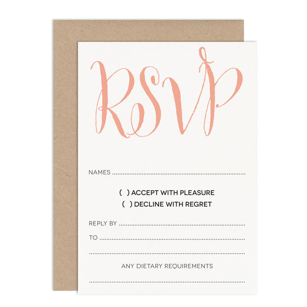 Calligraphy Script Ready To Write Wedding Stationery