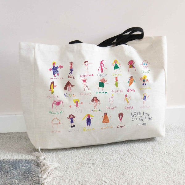 Class Portrait Large Tote Bag