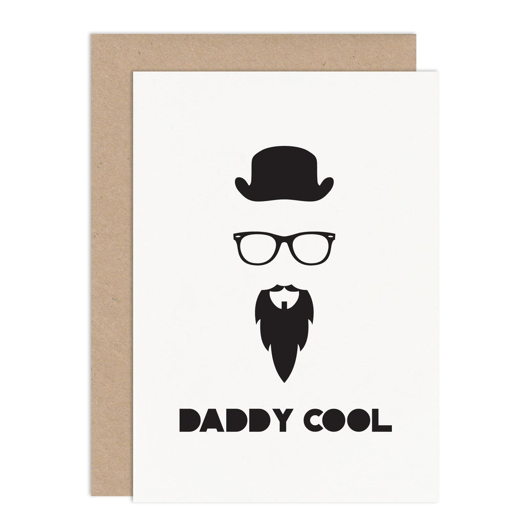 Daddy Cool Father’s Day Card - Russet and Gray