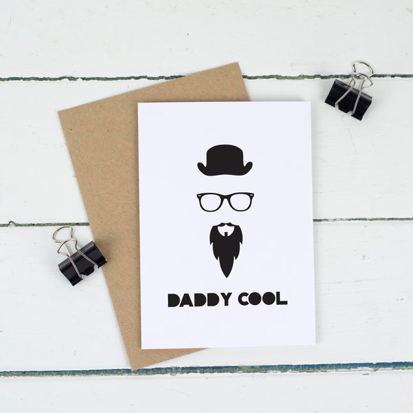 Daddy Cool Father’s Day Card - Russet and Gray
