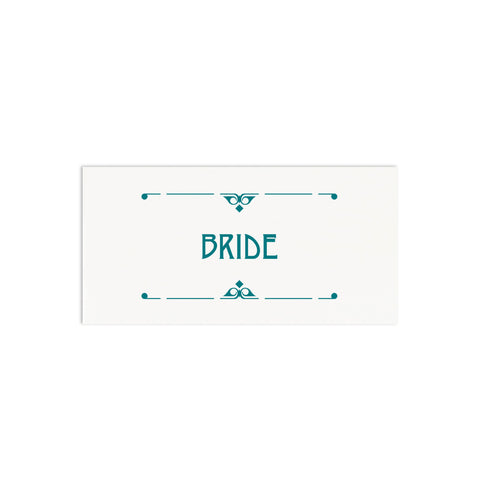 Art Deco Personalised Wedding Place Cards
