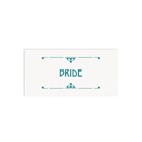 Art Deco Personalised Wedding Place Cards
