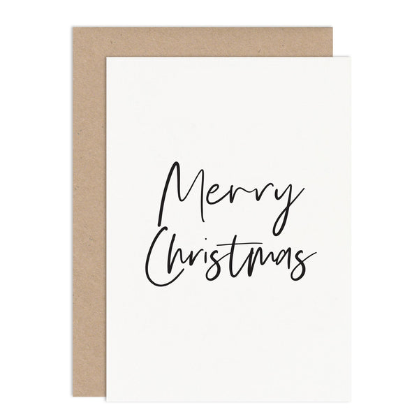 Simple Merry Christmas Card Pack