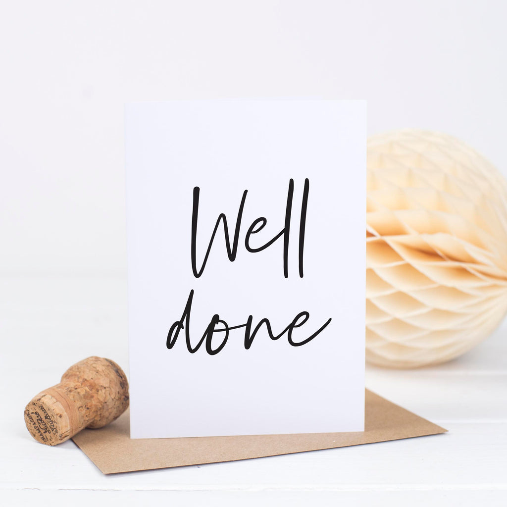 Well Done Card