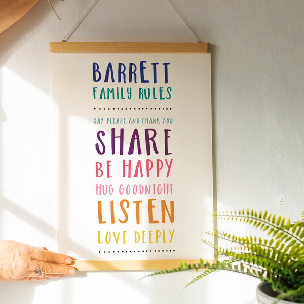 Family Rules Print