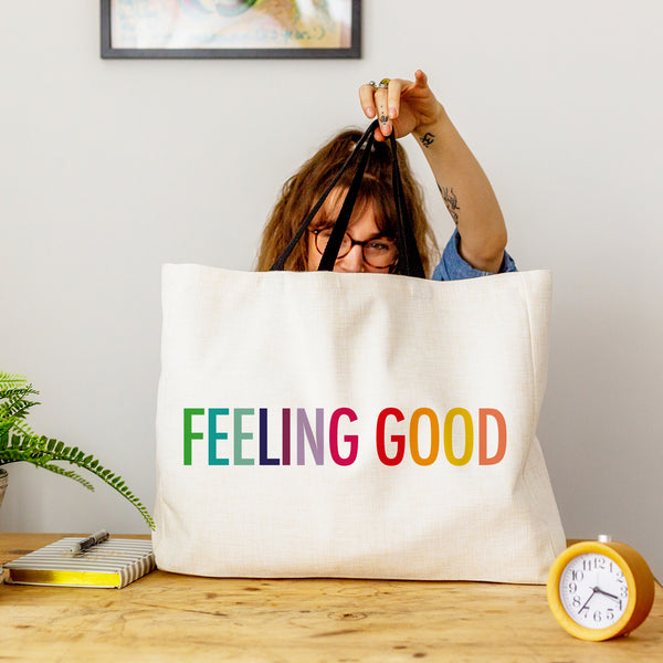 feeling good tote bag