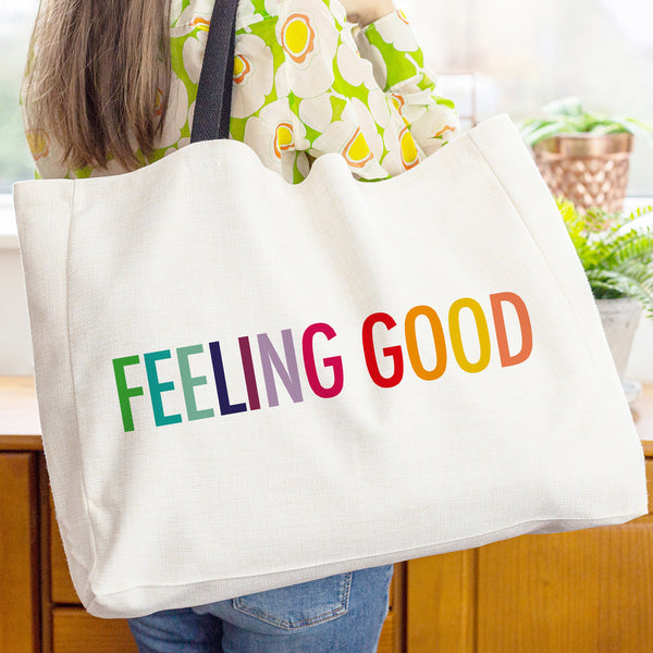 feeling good tote bag