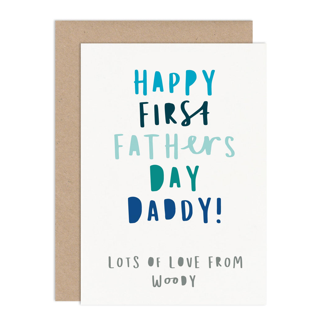 First fathers day card message best sale