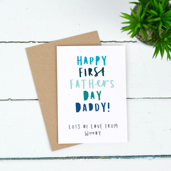 First Fathers Day Card