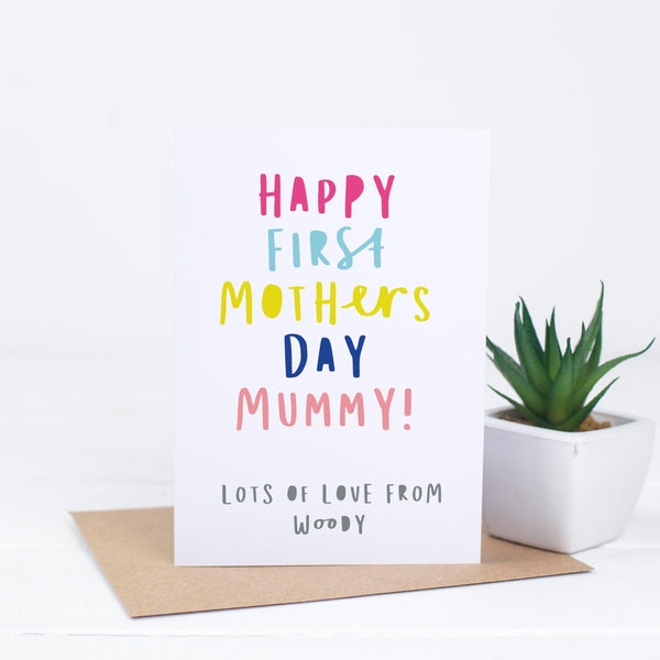 First Mothers Day Card