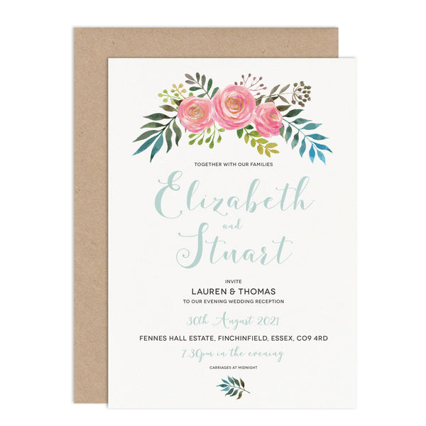 Floral Wedding Invitations