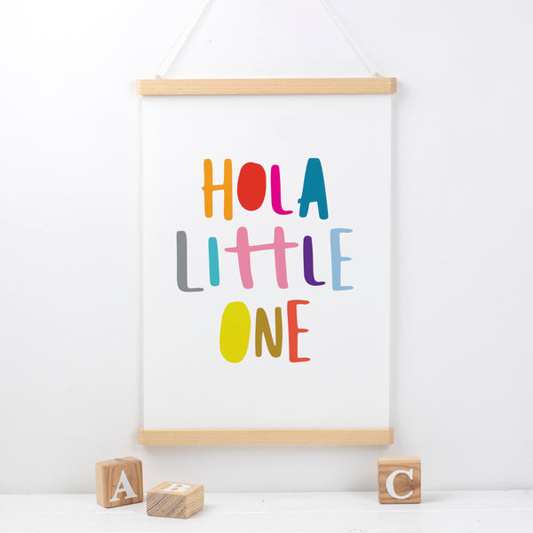 Hola Little One Nursery Print