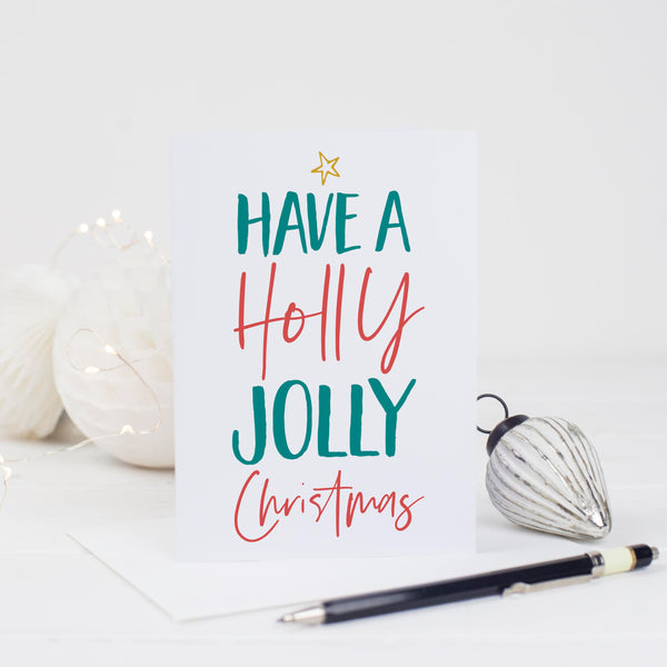 Have A Holly Jolly Christmas Card Pack