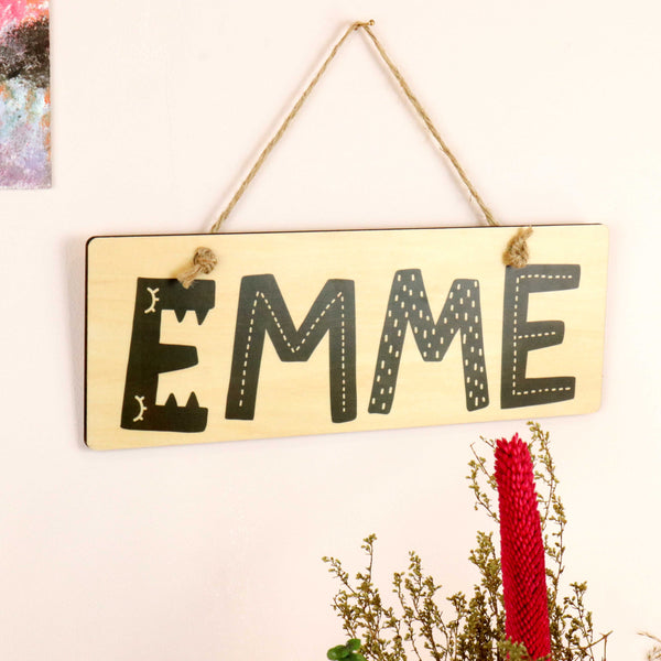 Personalised Children's Name Sign