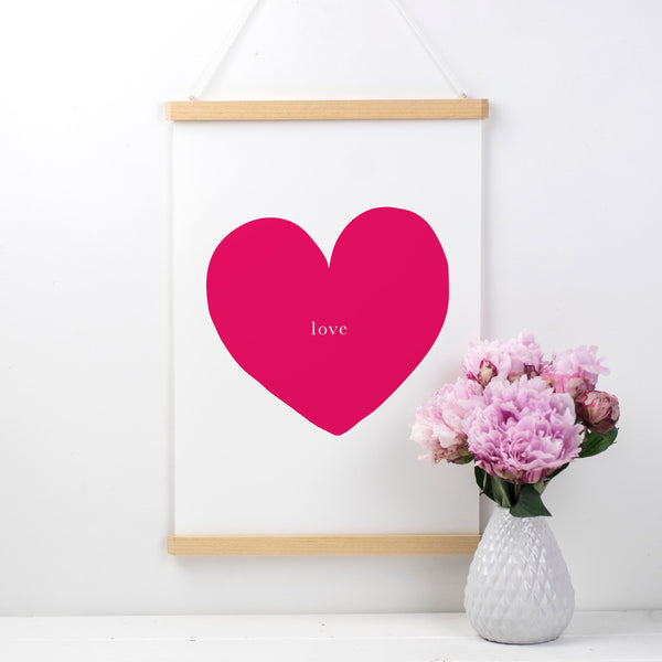 Love Heart Print