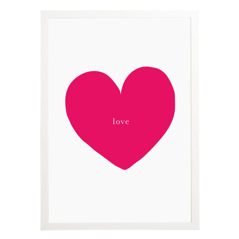 Love Heart Print