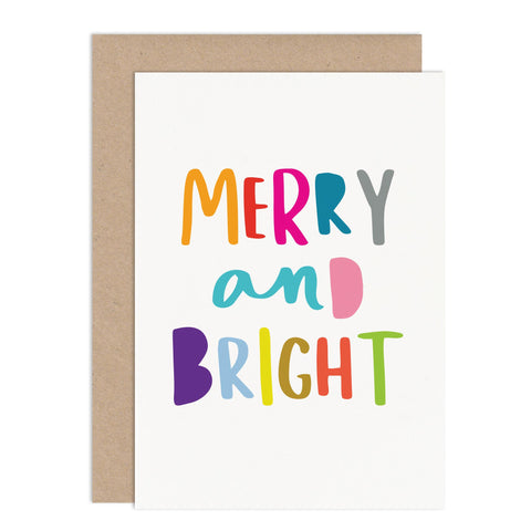 Merry And Bright Christmas Card Pack