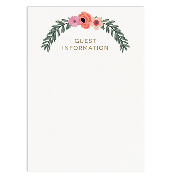 Modern Botanical DIY Wedding Stationery