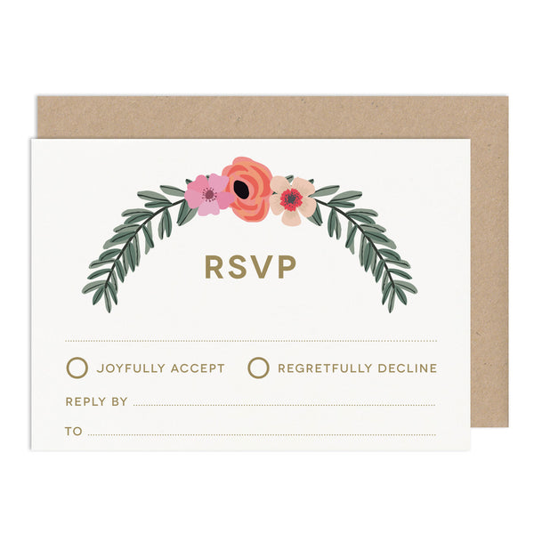 Modern Botanical DIY Wedding Stationery