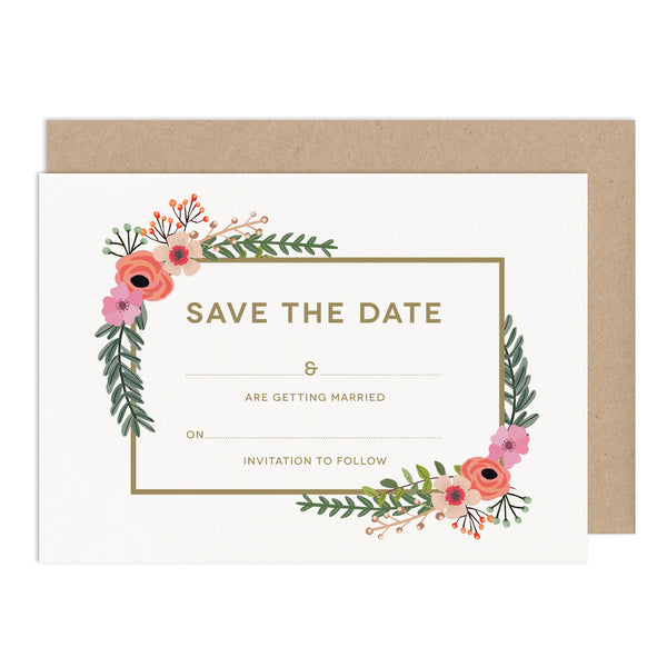 Modern Botanical DIY Wedding Stationery