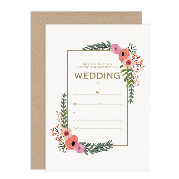 Modern Botanical DIY Wedding Stationery