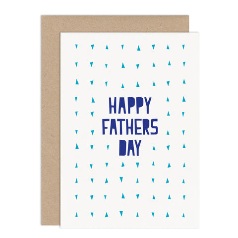 Modern Father’s Day Card - Russet and Gray