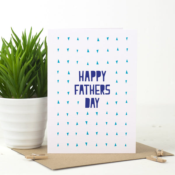 Modern Father’s Day Card - Russet and Gray