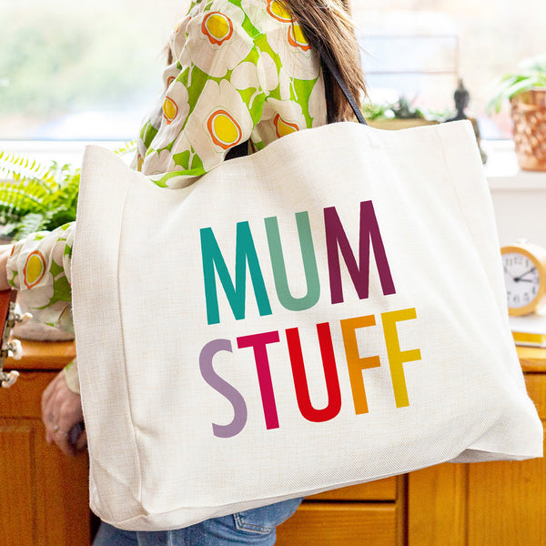 mum stuff big tote bag