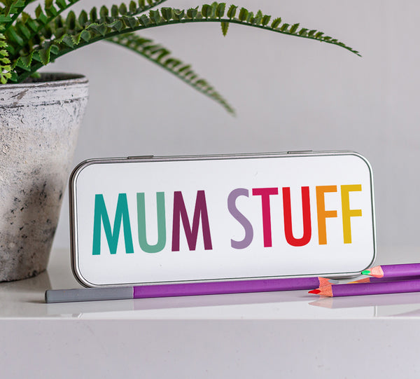 Mum Stuff Pencil Tin