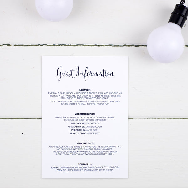 Nightgarden Information Card - Russet and Gray