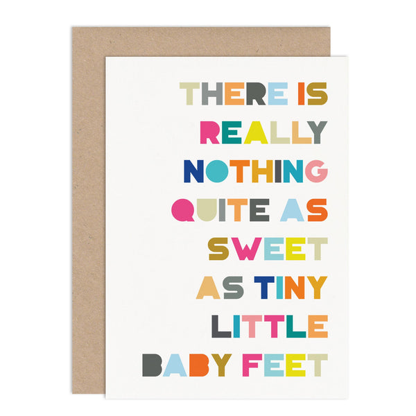 Nothing Quite As Sweet Card - Russet and Gray