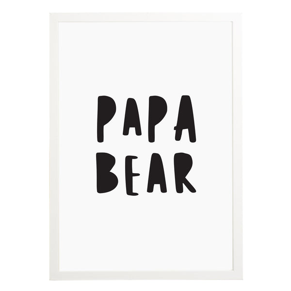 Papa Bear Fathers Day Print