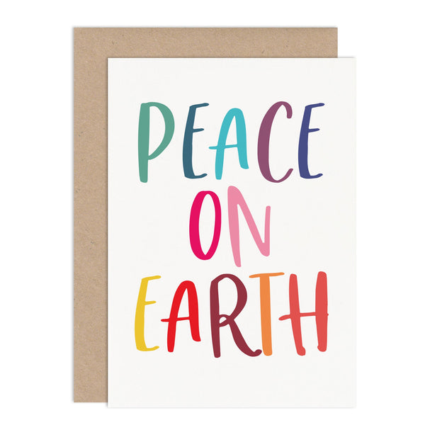 Peace On Earth Christmas Card