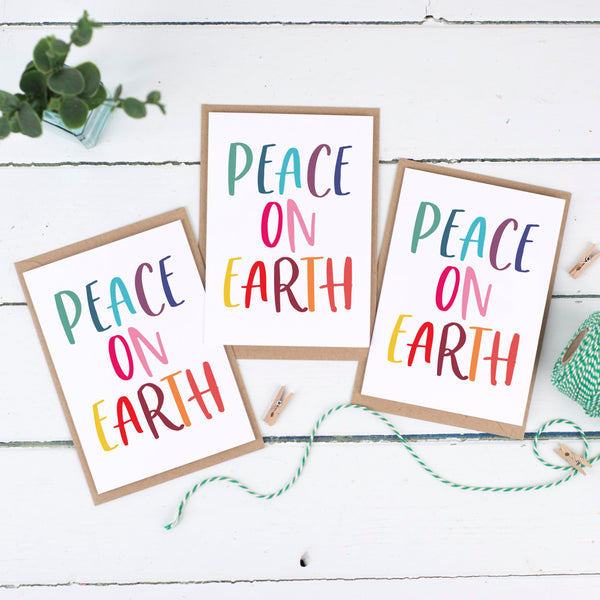 Peace On Earth Christmas Card